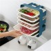 6-Layer Kitchen Cooking Preparation Plate Organizer Storage Set